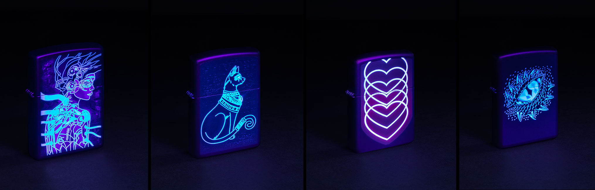 Banner for the Black Light Lighters collection