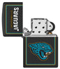 NFL Jacksonville Jaguars Windproof Lighter with its lid open and unlit.