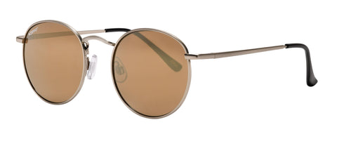 Front angled shot of Brown Zippo Classic Sunglasses OB130.