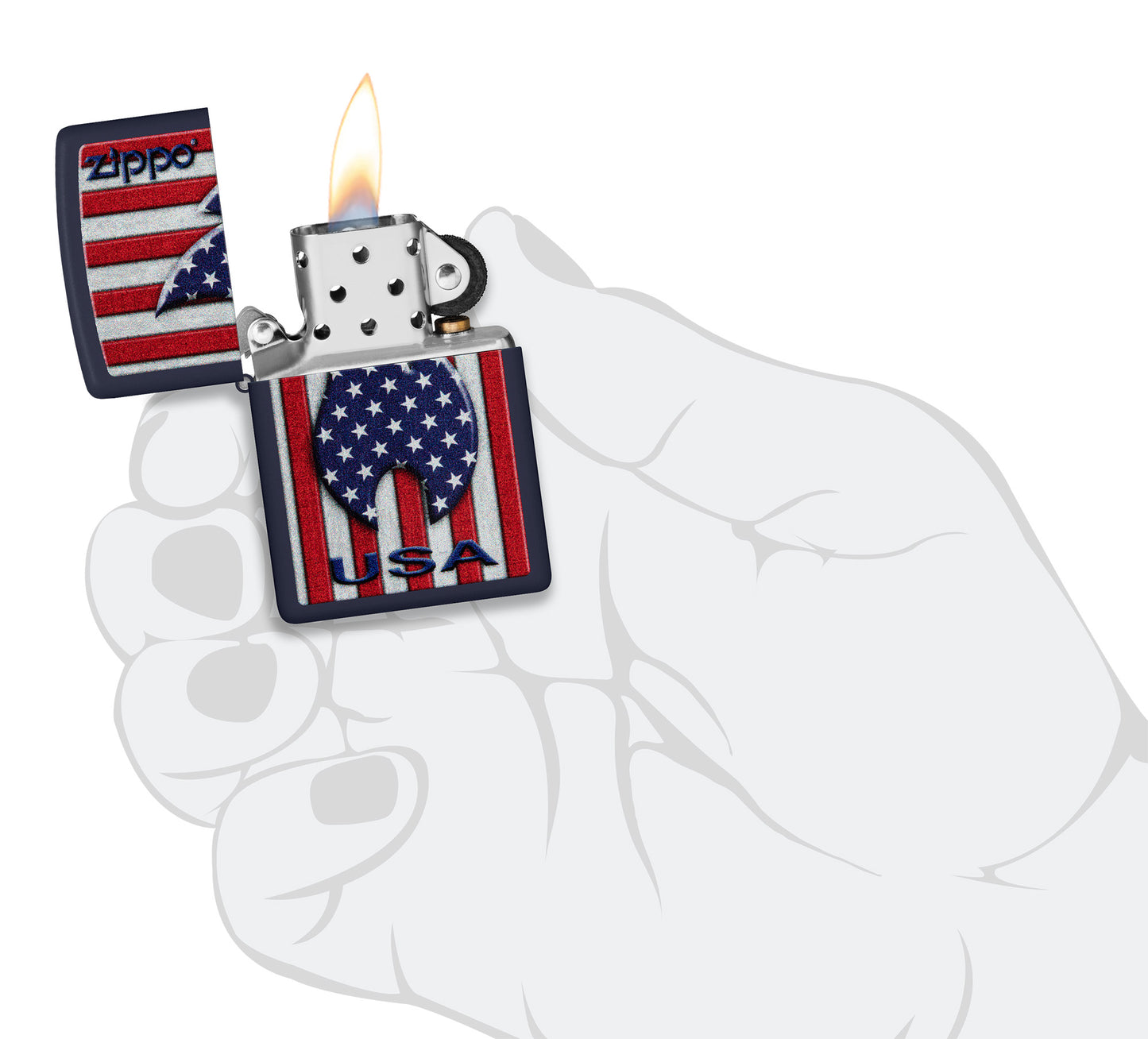 Patriotic Flame Design
