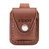 Front image of Brown Lighter Pouch- Loop