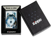 Zippo Lindsay Kivi Black Matte Windproof Lighter in its packaging.