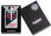 MLB® Minnesota Twins™ Street Chrome™ Windproof Lighter in its packaging.
