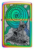 Front view of Zippo John Smith Gumbula Multi-Color Windproof Lighter.