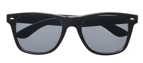 Front shot of Polarized Angular Sunglasses OB21 - Black