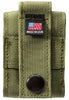 Back of OD Green Tactical Pouch with "Made in USA" tag
