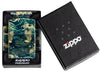 Zippo Eastern 540 Fusion Design Windproof Lighter in its package.