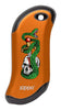 Front of Skull, Snake, & Dagger: Orange HeatBank® 9s Rechargeable Hand Warmer