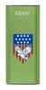 Front of Eagle and American Flag: Green HeatBank® 3-Hour Rechargeable Hand Warmer