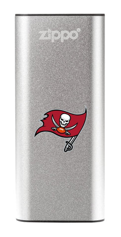 Silver NFL Tampa Bay Buccaneers: HeatBank 3-Hour Rechargeable Hand Warmer