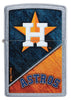 Front shot of MLB® Houston Astros™ Street Chrome™ Windproof Lighter.