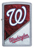 Front shot of MLB® Washington Nationals™ Street Chrome™ Windproof Lighter.