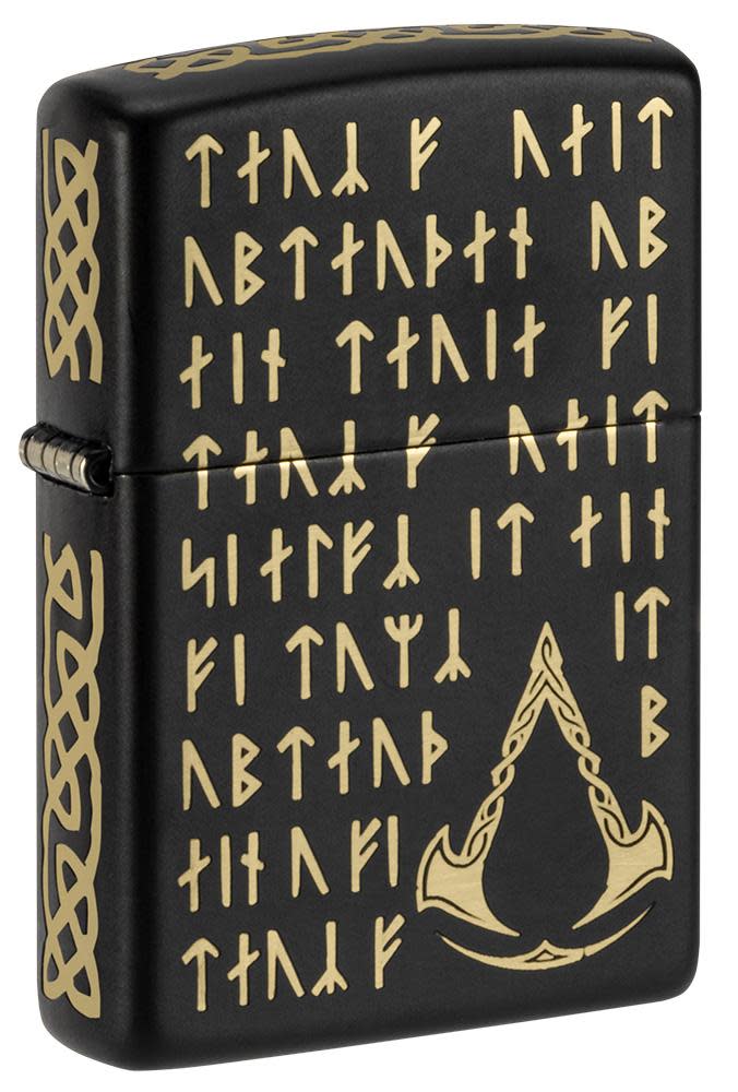 Assassin's Creed® Valhalla - Runes Pocket Lighter closed showing the front of the lighter