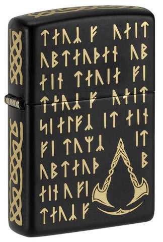 Assassin's Creed® Valhalla - Runes Pocket Lighter closed showing the front of the lighter 