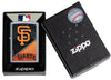 MLB® San Francisco Giants™ Street Chrome™ Windproof Lighter in its packaging.