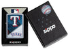 MLB® Texas Rangers™ Street Chrome™ Windproof Lighter in its packaging.