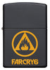 Front view of Far Cry® 6 Logo Black Matte Windproof Lighter.