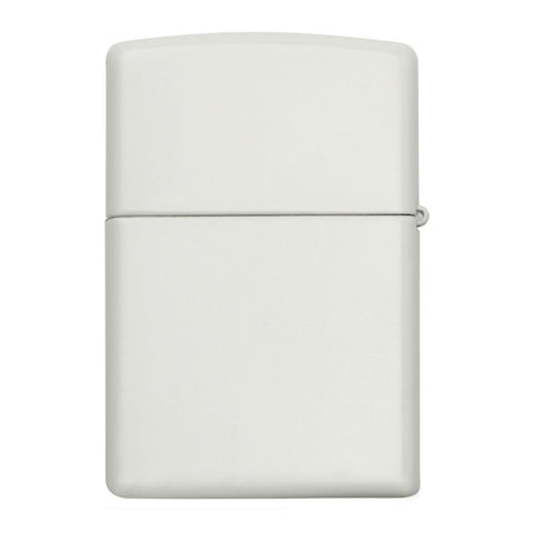 214, White Matte, Classic Case - Back of Lighter