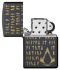 Assassin's Creed® Valhalla - Runes Pocket Lighter open and unlit showing the front of the lighter