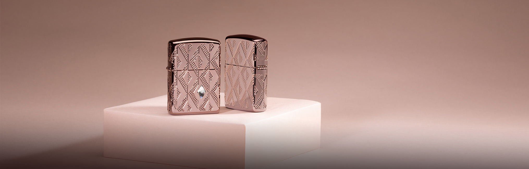 Banner for the Rose Gold Lighters collection