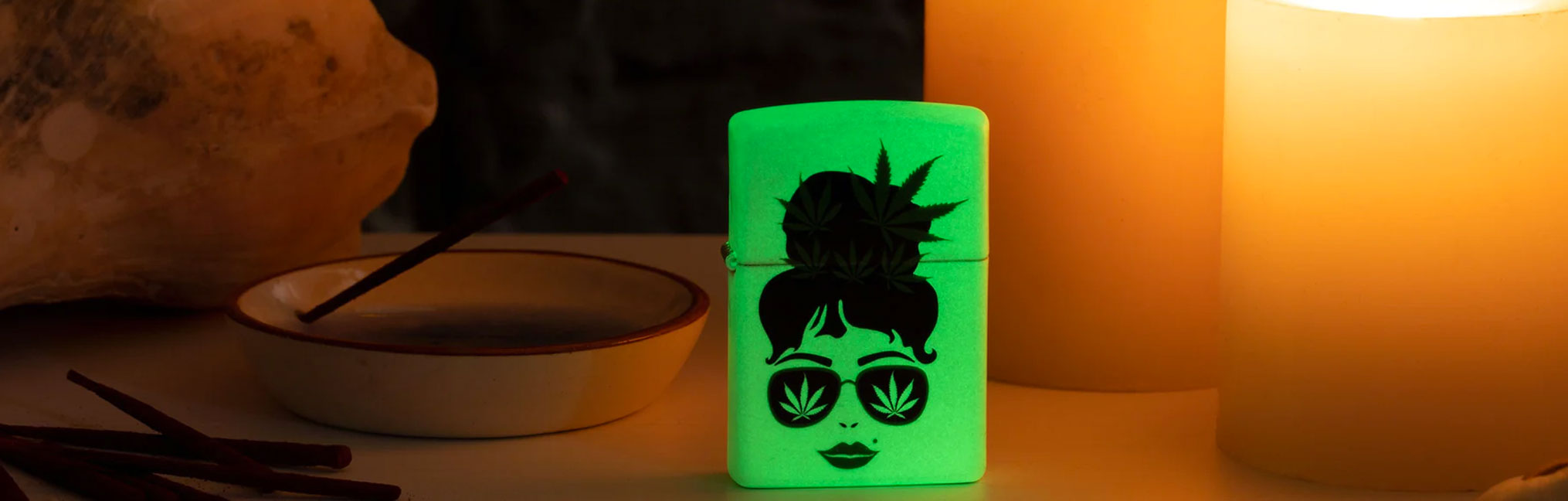 Banner for the Glow in the Dark Designs collection