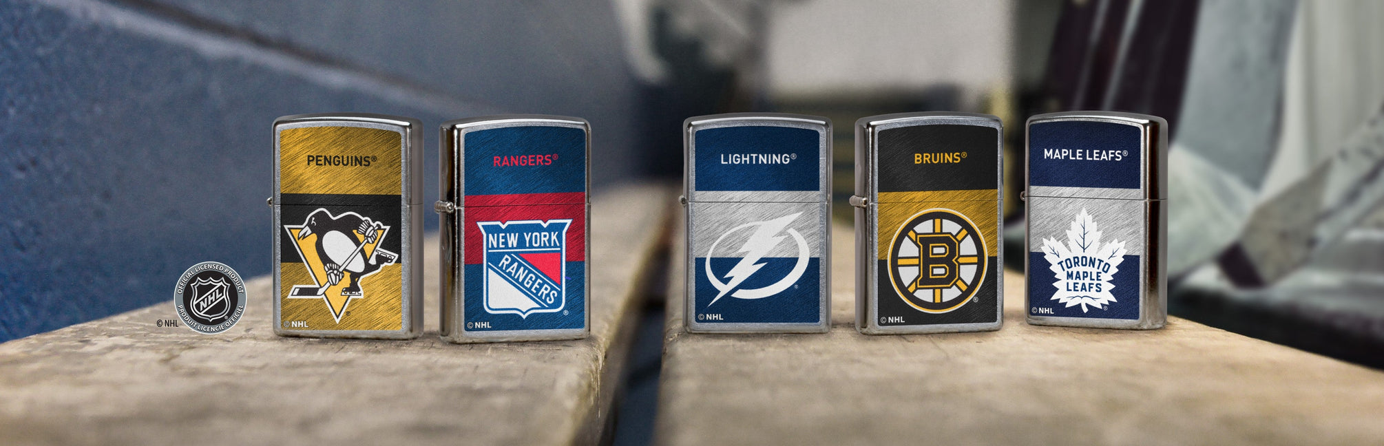 Banner for the NHL Lighters and Heatbanks collection