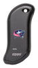Front shot of NHL Columbus Blue Jackets: HeatBank® 9s Black Rechargeable Hand Warmer
