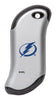Front shot of NHL Tampa Bay Lightning: HeatBank® 9s Silver Rechargeable Hand Warmer