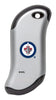 Front shot of NHL Winnipeg Jets: HeatBank® 9s Silver Rechargeable Hand Warmer