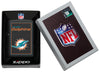 NFL Miami Dolphins Windproof Lighter in its packaging.
