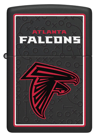 Front shot of NFL Atlanta Falcons Windproof Lighter.