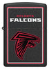 Front shot of NFL Atlanta Falcons Windproof Lighter.