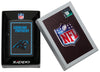 NFL Carolina Panthers Windproof Lighter in its packaging.