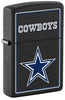 Front shot of NFL Dallas Cowboys Windproof Lighter standing at a 3/4 angle.