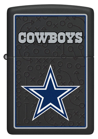 Front shot of NFL Dallas Cowboys Windproof Lighter.