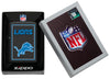 NFL Detroit Lions Windproof Lighter in its packaging.