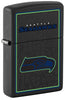 Front shot of NFL Seattle Seahawks Windproof Lighter standing at a 3/4 angle.