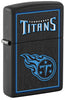 Front shot of NFL Tennessee Titans Windproof Lighter standing at a 3/4 angle.