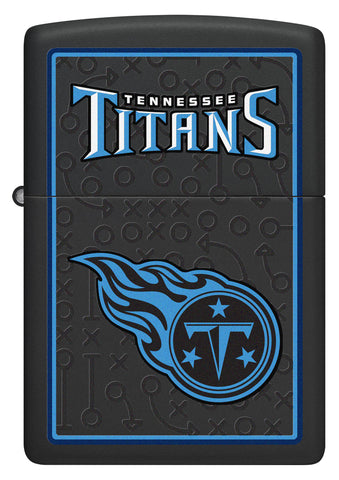 Front shot of NFL Tennessee Titans Windproof Lighter.
