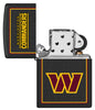 NFL Washington Commanders Windproof Lighter with its lid open and unlit.