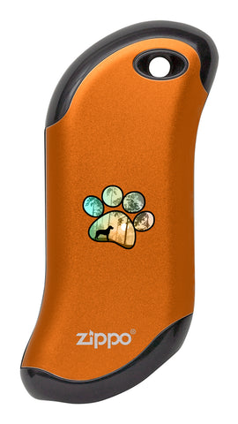 Paw Print Design: HeatBank<sup>®</sup> 9s Rechargeable Hand Warmer