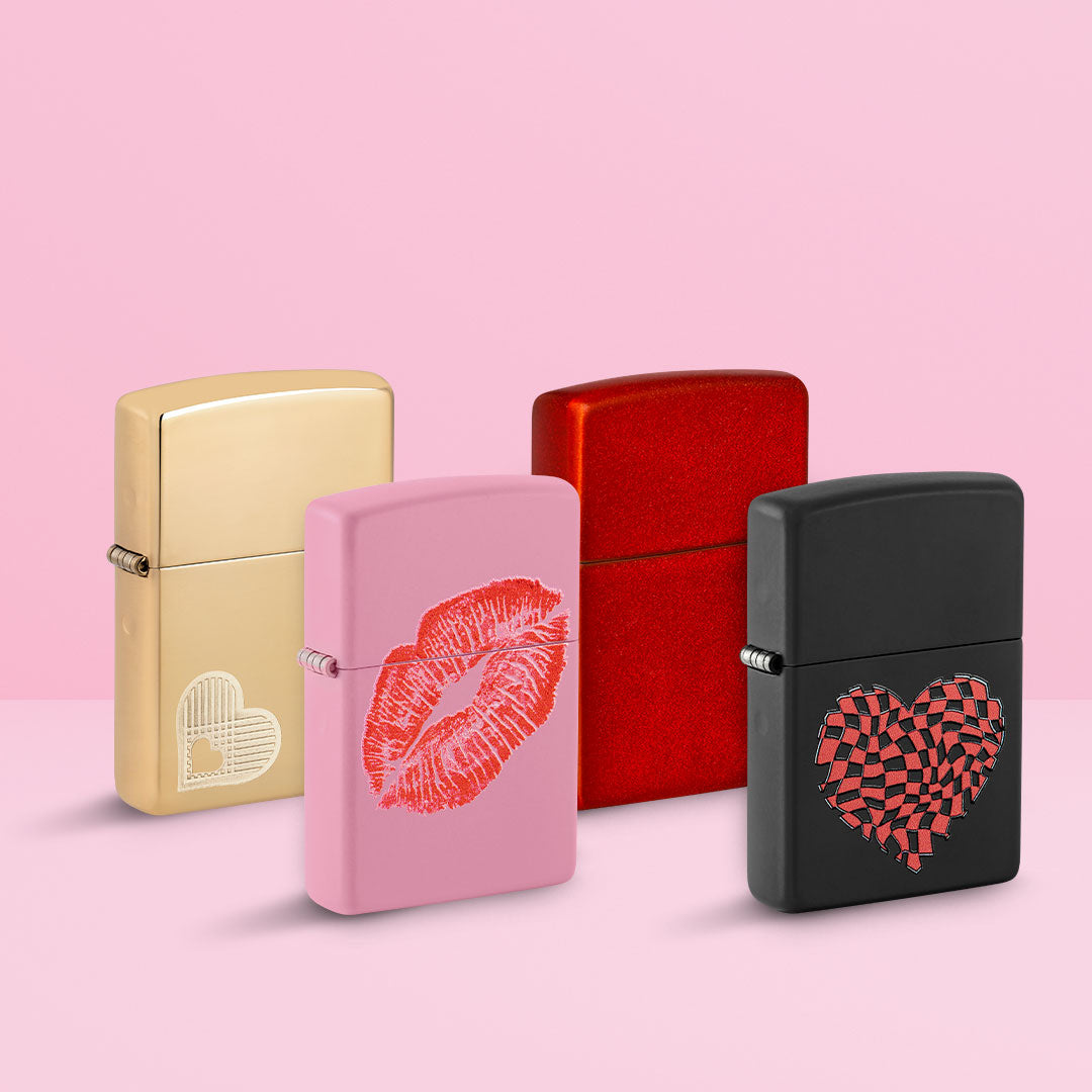 Product grouping of four Love Lighters.