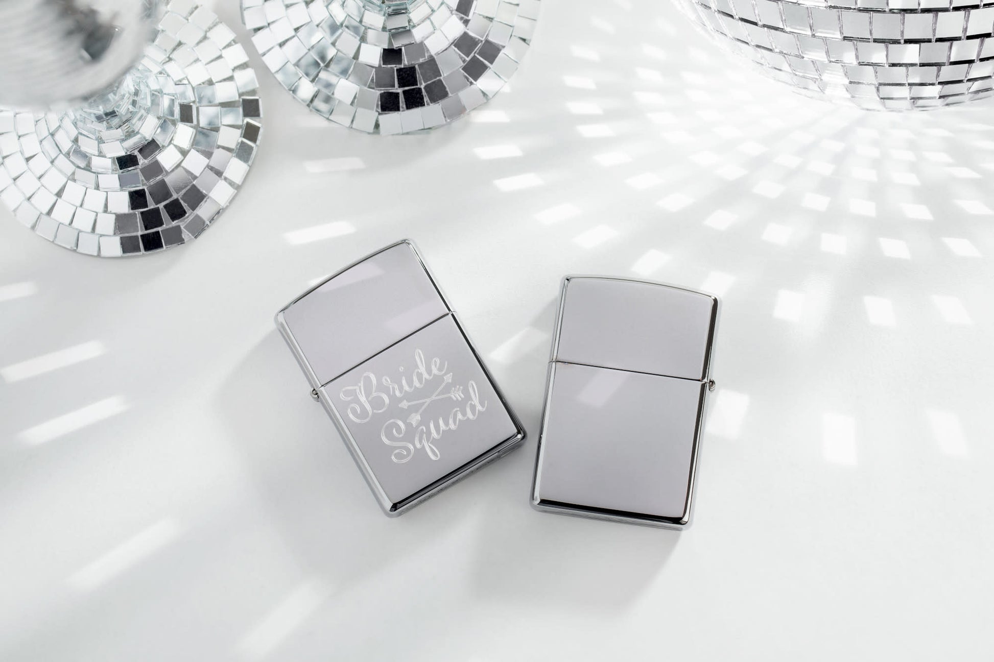 Lifestyle Image of Bridesquad Design Windproof Lighter