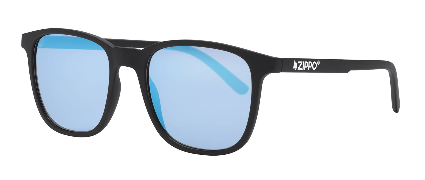 Front angled shot of Zippo Classic Sunglasses OB113 - Rose Gold.