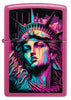 Front view of Zippo American Lady Frequency Windproof Lighter.