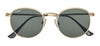 Front shot of Zippo Gold Classic Sunglasses OB130.