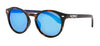 Front angled shot of Classic Round Sunglasses OB137 - Blue