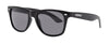 Front angled shot of Zippo Classic Sunglasses OB02 Black/Smoke Grey