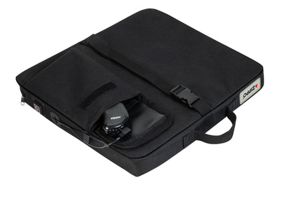 Bottom view of Zippo Heated Seat - Single showing a HeatBankÂ® 9s plugged into the seat.