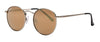 Front angled shot of Brown Zippo Classic Sunglasses OB130.